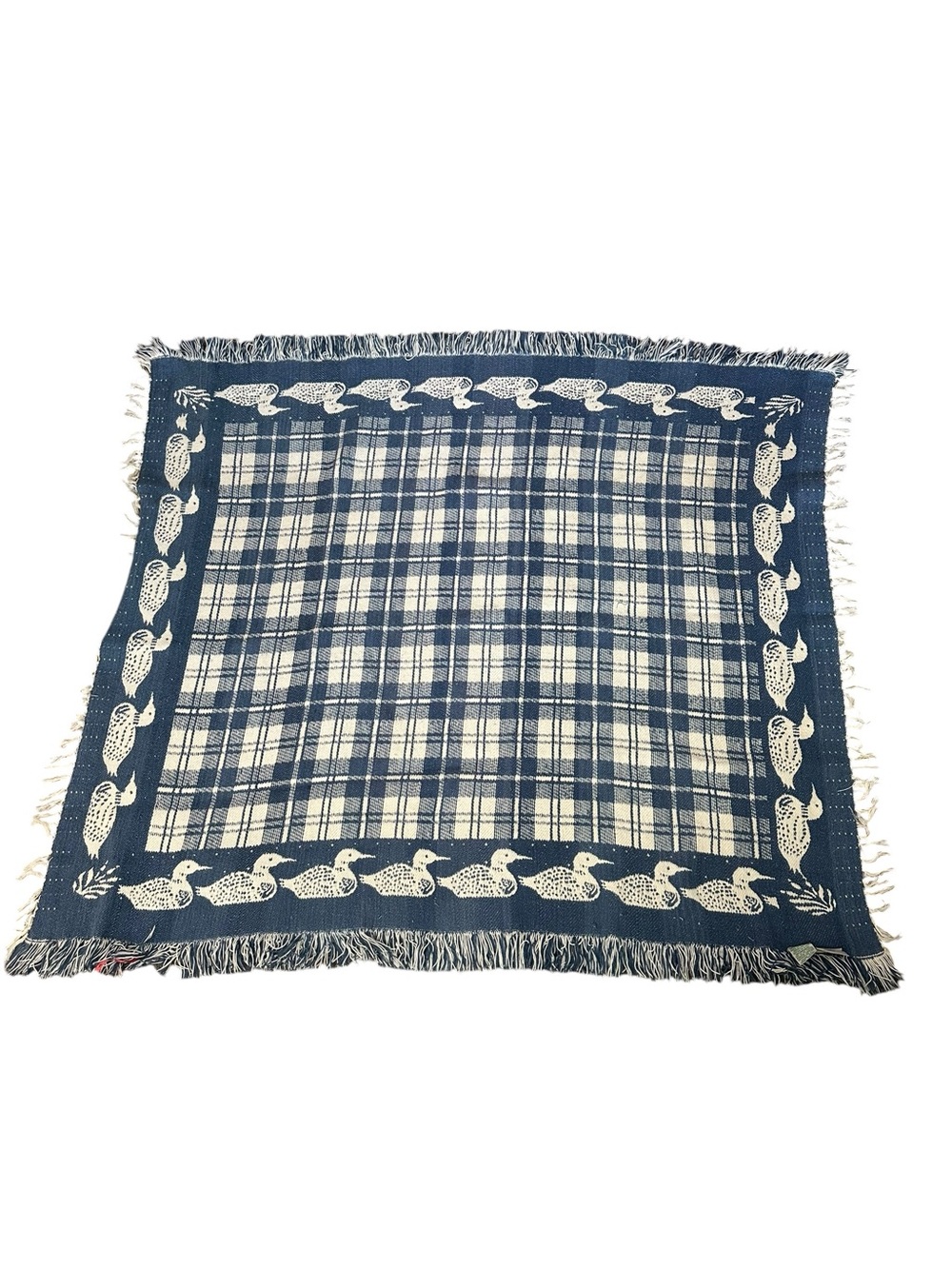 Vintage Northern Reflections Duck reversible woven throw blanket